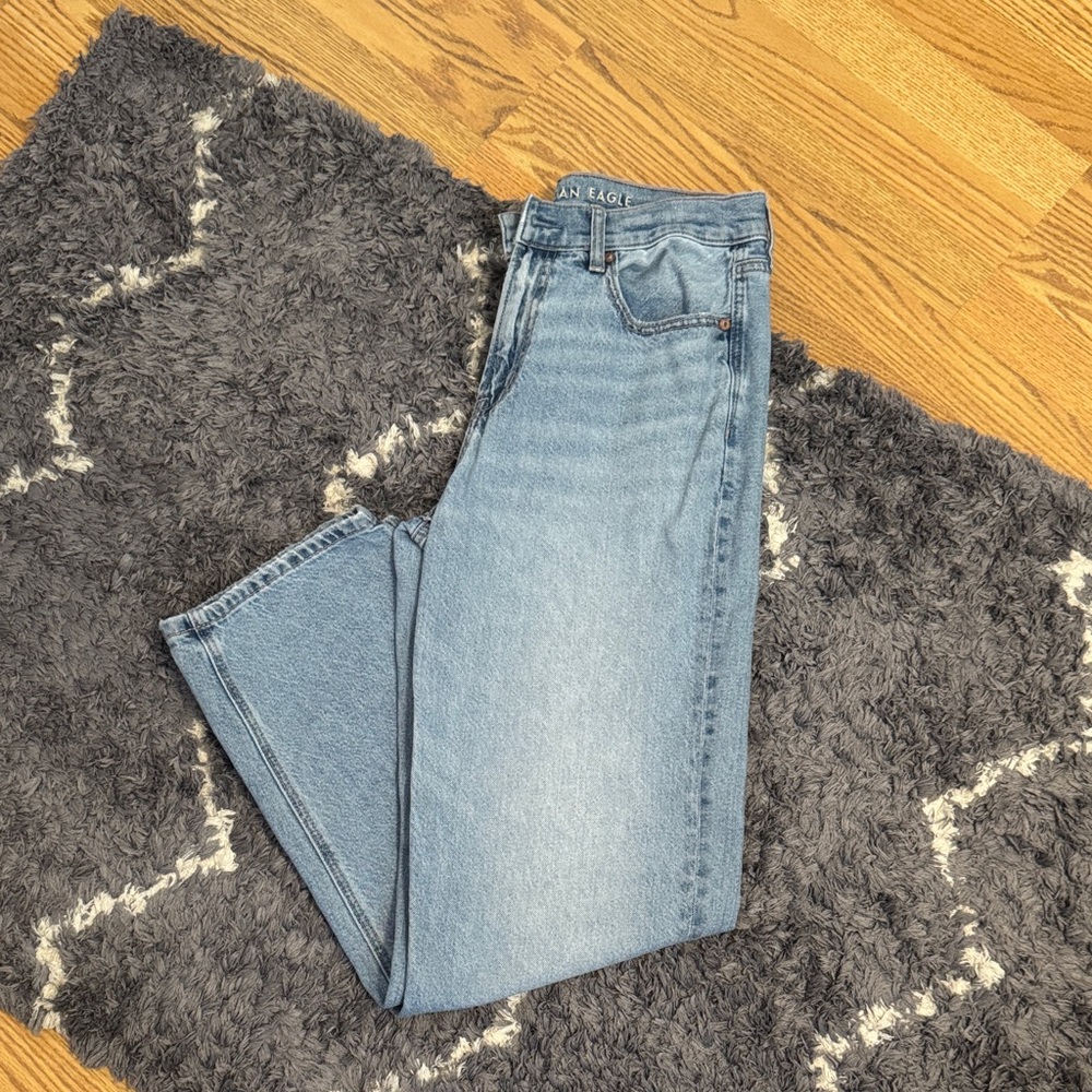 American Eagle Outfitters Women's Denim Straight Leg Jeans